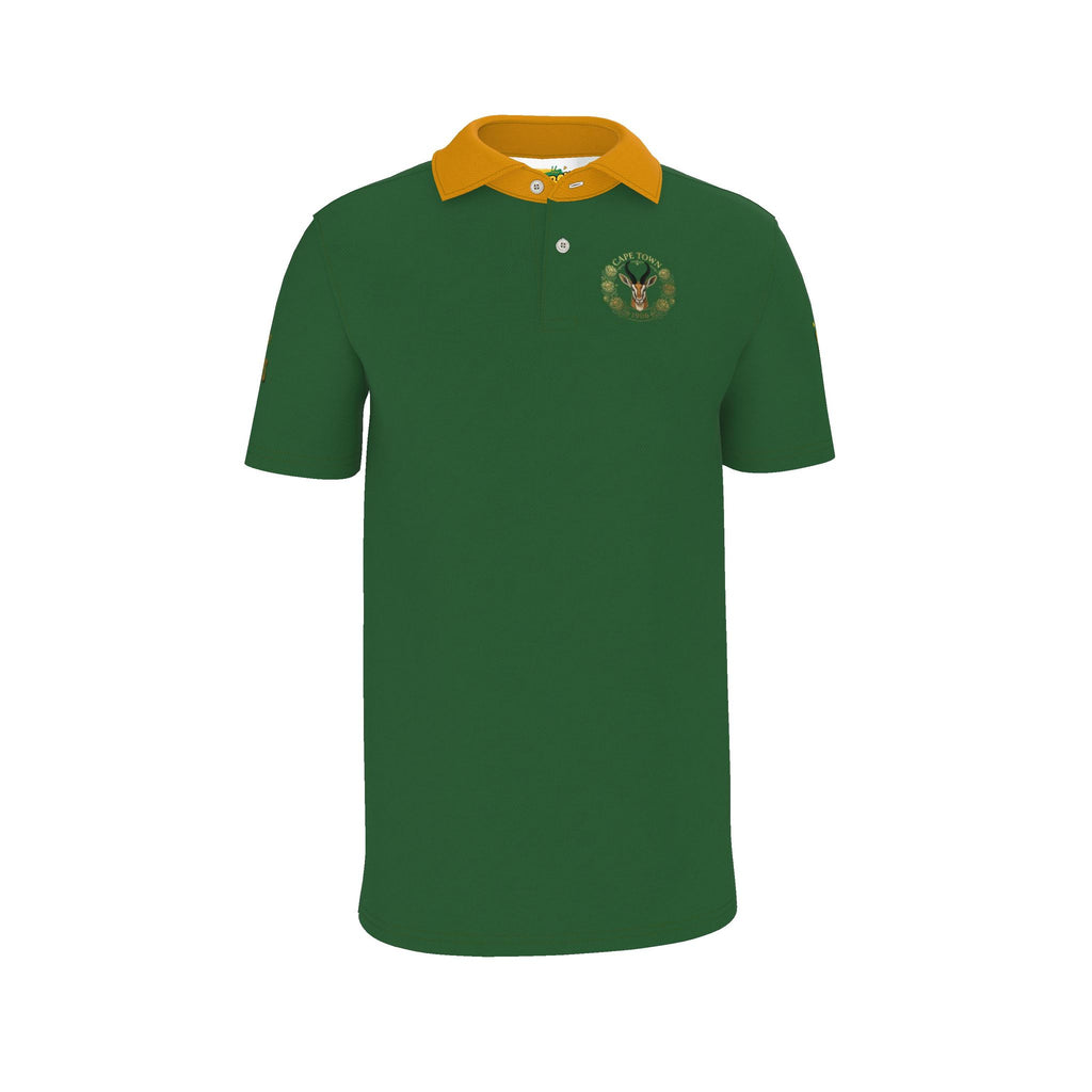 Green and Gold Polo Shirt