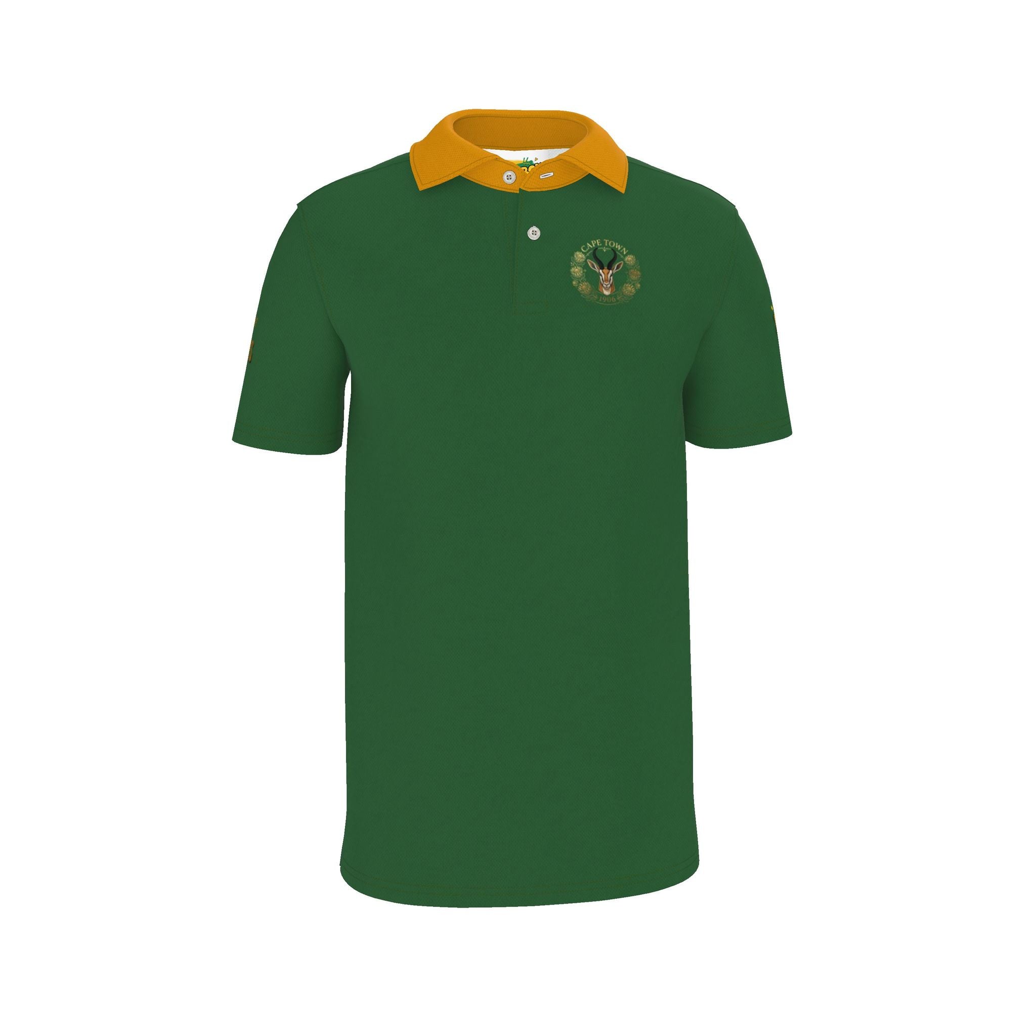 Green and Gold Polo Shirt