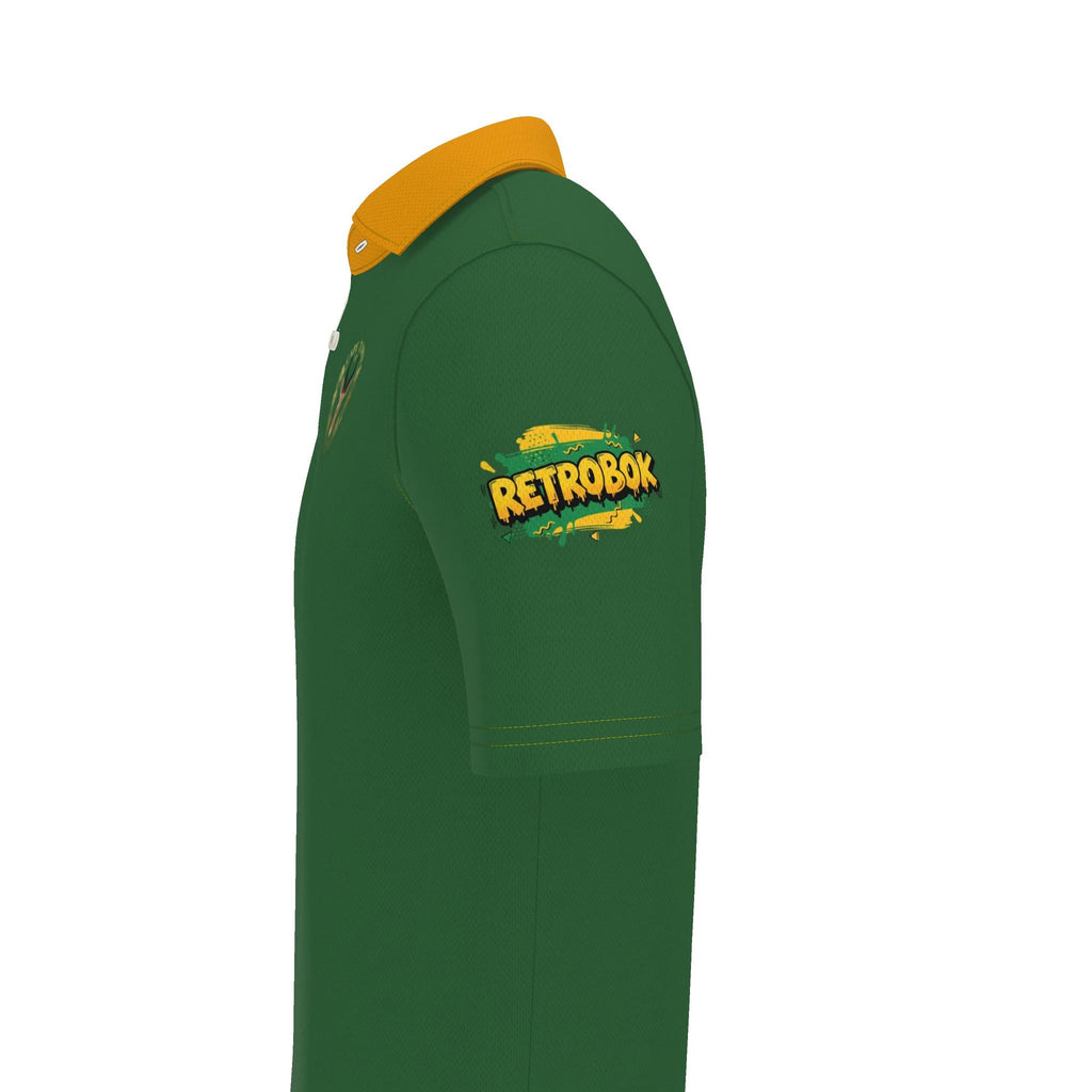 Green and Gold Polo Shirt