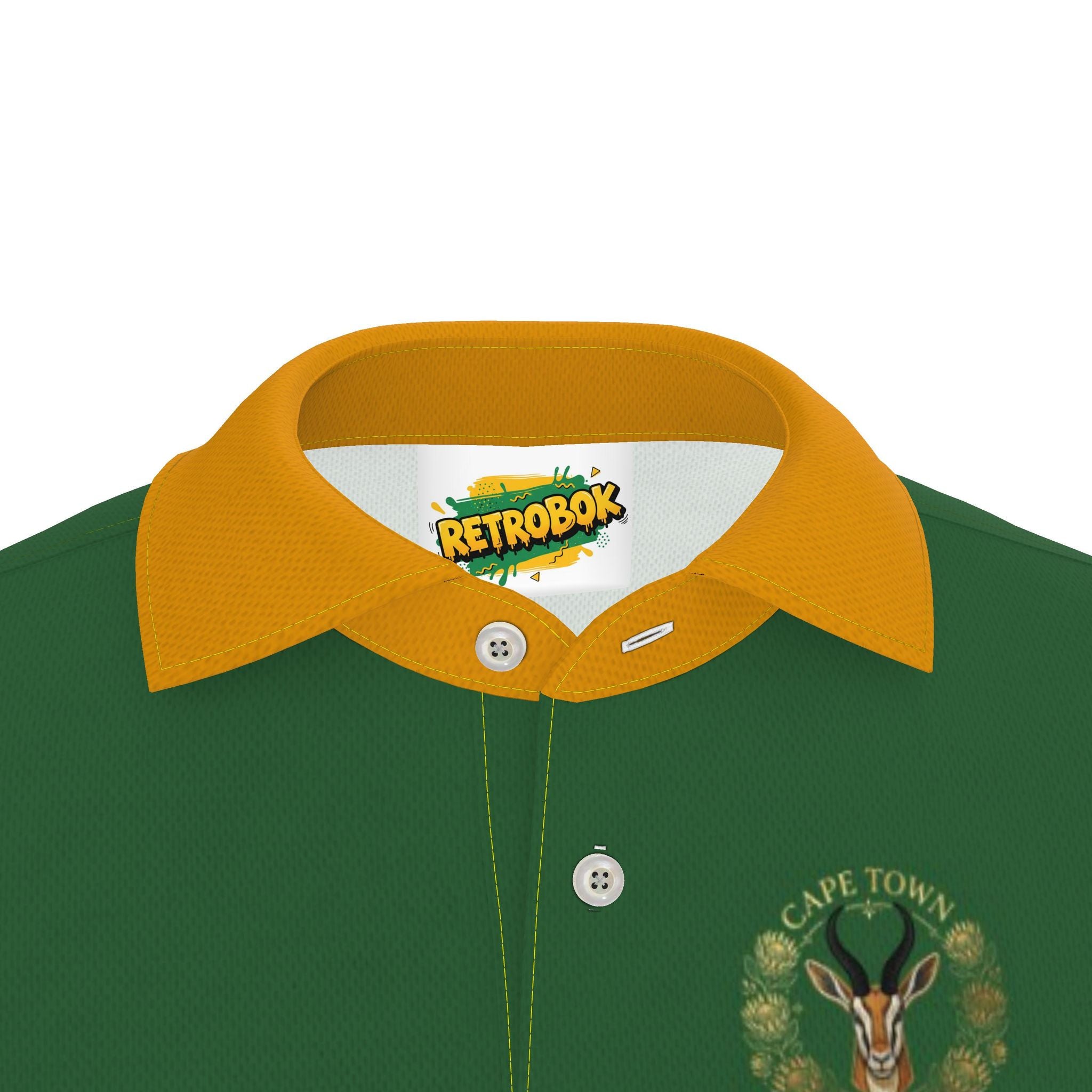 Green and Gold Polo Shirt